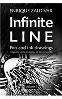 Infinite Line: Imaginative Works, Landscapes, Still Lifes and Wild Life(1 Pen and Ink Drawings)