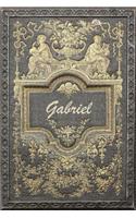 Gabriel: Classic Style Blank Cookbook Recipes & Notes Featuring 120 Pages 6x9