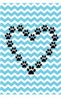 Paw Print Heart