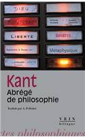 Emmanuel Kant: Abrege de Philosophie