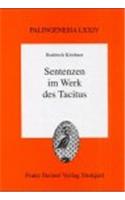 Sentenzen Im Werk Des Tacitus