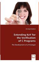 Extending KeY for the Verification of C Programs