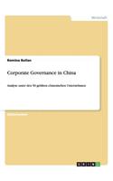 Corporate Governance in China