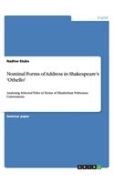 Nominal Forms of Address in Shakespeare's 'Othello'