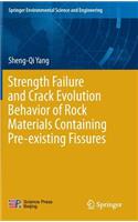 Strength Failure and Crack Evolution Behavior of Rock Materials Containing Pre-Existing Fissures
