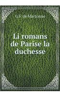 Li Romans de Parise La Duchesse