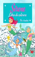Sirena libro da colorare per i bambini