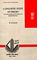 Linguistic Study of Errors in Written English of Students with Kannada Mother Tongue