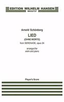 Lied: Ohne Worte from Serenade Op. 24