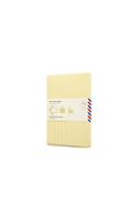 Moleskine Postal Notebook - Large Frangipane Yellow: (Moleskine Messages)