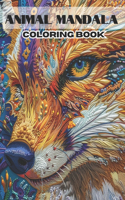 Animal mandala coloring book