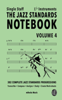 Jazz Standards Notebook Vol. 4 Eb Instruments - Single Staff