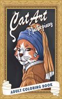 Cat Art Masterpieces: An Adult Coloring Book with Adorable Cats and More!