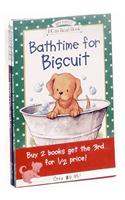 Bathtime for Biscuit, Biscuit Finds a Friend, and Biscuit