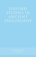 Oxford Studies in Ancient Philosophy, Volume 59