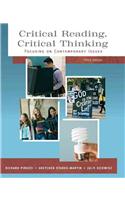 Critical Reading Critical Thinking