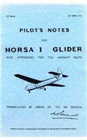 Horsa I Glider Pilot's Notes: Air Ministry Pilot's Notes