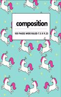 Composition: Unicorn Notebook: Get Organized with this back to school student notebook or journal makes a great gift for kids, girls, boys and teachers for the c