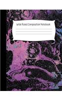 Wide Ruled Composition Notebook