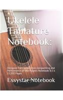 Ukelele Tablature Notebook