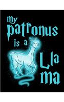 My Patronus Is A Llama: Journal For Recording Notes, Thoughts, Wishes Or To Use As A Notebook For Llama Lovers, Cute Spirit Animal Enthusiasts And Magic Wizard Fans (8.5 x 