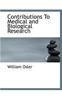 Contributions to Medical and Biological Research