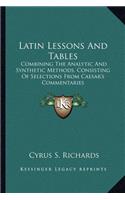 Latin Lessons and Tables