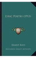 Lyric Poetry (1913)