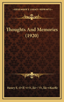 Thoughts and Memories (1920)
