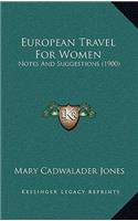 European Travel For Women
