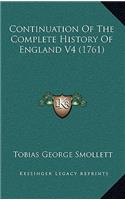 Continuation Of The Complete History Of England V4 (1761)