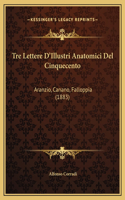 Tre Lettere D'Illustri Anatomici Del Cinquecento