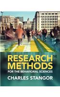 Research Methods for the Behavioral Sciences