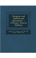 Surgical and Obstetrical Operations