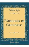 Pï¿½dagogik Im Grundriss (Classic Reprint)