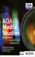 AQA Media Studies for A Level : Close Study Products