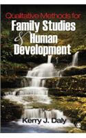 Qualitative Methods for Family Studies & Human Development