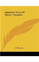 Qabalistic Views of Spirits - Pamphlet