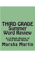 THIRD GRADE Summer Word Review