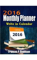 2016 Monthly Planner