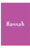 Hannah - Personalized Journal