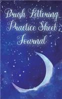 Brush Lettering Practice Sheet Journal