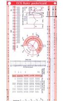 Ecg Ruler Pocketcard (Package of 10 Cards With Display)