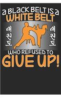 A Black Belt Is A White Belt, Who Refused To Give Up