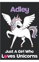 Adley Just A Girl Who Loves Unicorns
