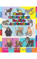 Monkey Coloring Book For Kids And Toddlers