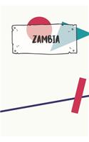 Zambia: Ruled Travel Diary Notebook or Journey Journal - Lined Trip Pocketbook for Men and Women with Lines