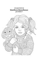 Livro para Colorir de Mamíferos Maravilhosos para Adultos 1