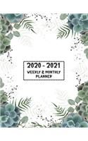 2020 - 2021 Weekly & Monthly Planner