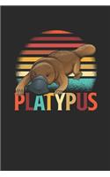 Platypus Vintage: Platypuses Notebook, Graph Paper (6" x 9" - 120 pages) Animal Themed Notebook for Daily Journal, Diary, and Gift